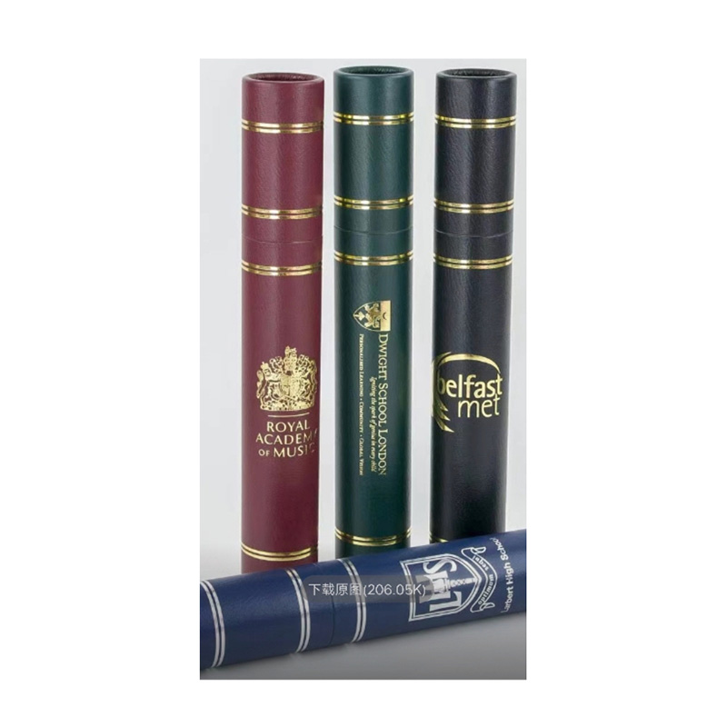 Leatherette Certificate Tubes